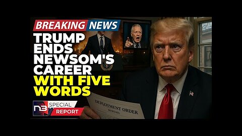 Breaking: Trump Just Called Out California's Governor And What He Said Will End His Career