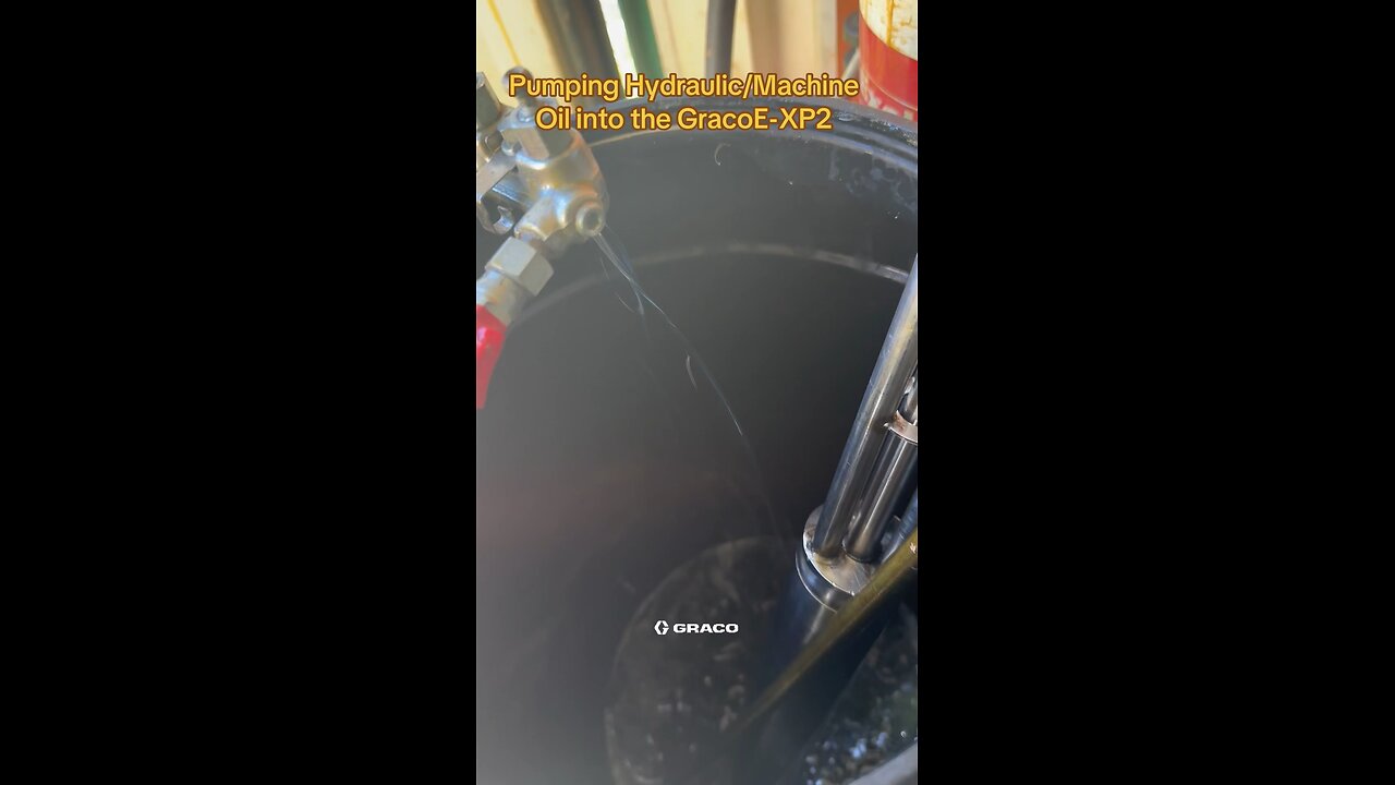 Pumping Hydraulic/Machine Oil in the ISO side of the Graco E-XP2