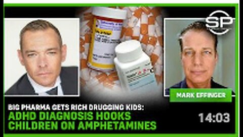 "Big Pharma Profits from Drugging Children: ADHD Diagnosis Leads to Amphetamine Addiction"