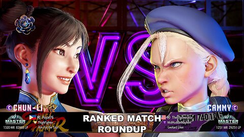 Kuya Kalbo SF6 Ranked Match Roundup. Chun Li Master Rank [Hori Fight Stick]