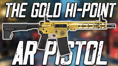 The Hi-Point HP-15 Pistol in Gold