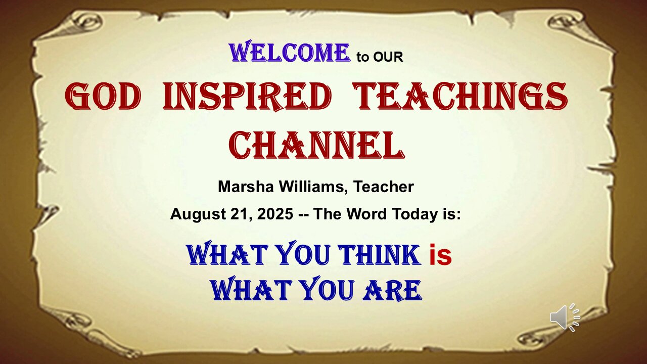 What You Think is What You Are