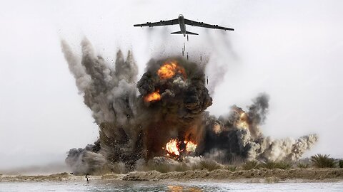 US Most Feared B-52 Bomber Smashes Tiny Island with Tons of Ordnance