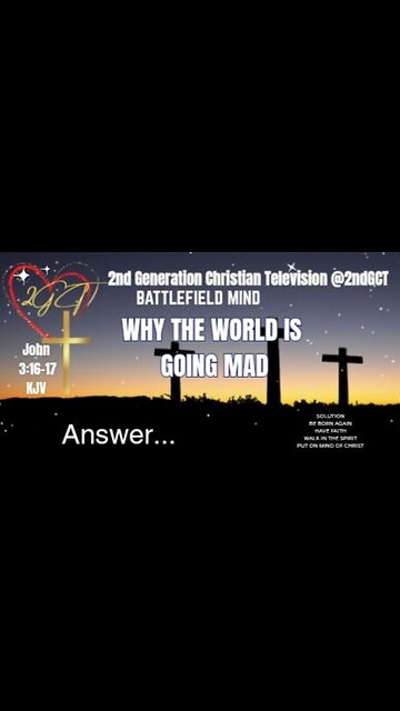 Why The World is Going Mad. May I Ask You a Question? #battlefield #mind #faith