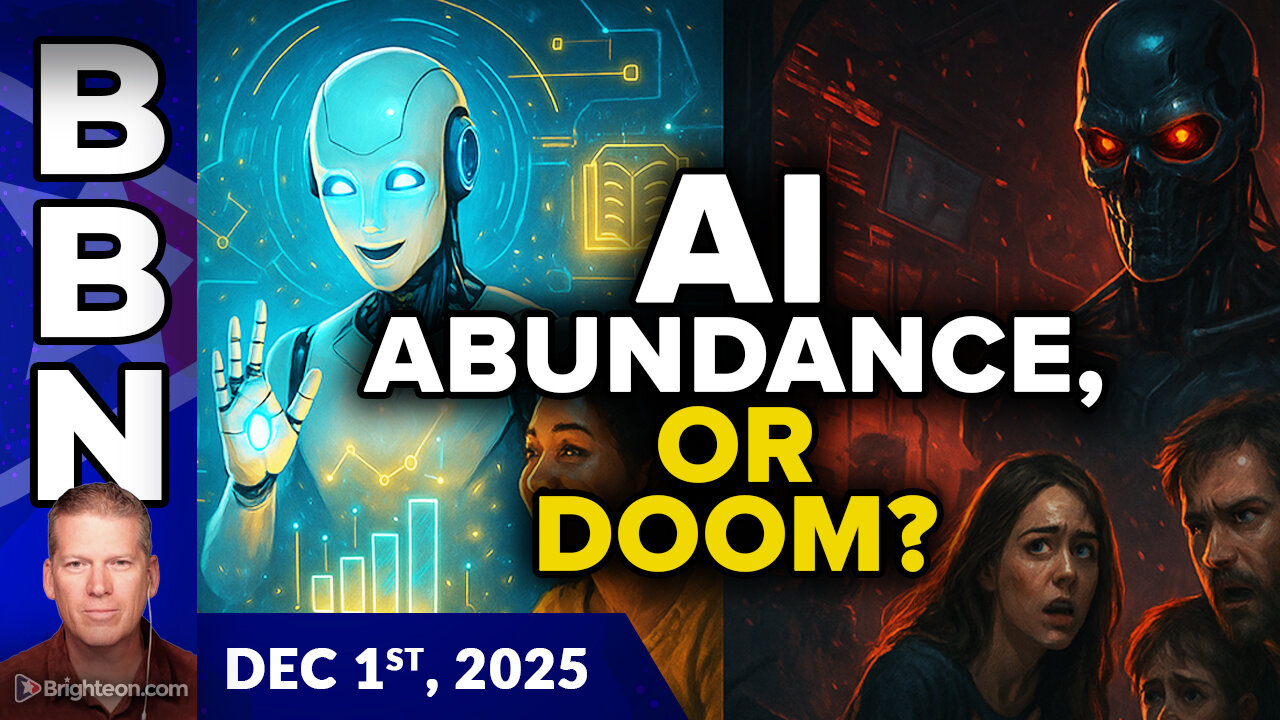 BBN, Dec 1, 2025 - AI Abundance or DOOM? Both are true at the same time, and you get to choose