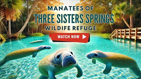 Manatee of Three Sisters Springs Walking Tour #manatee