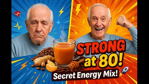 Be Strong in Bed at 80! 💪 This Energy Drink Will Change Your Life 🚀 (Simple Recipe)