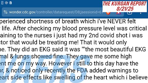 VAERS: HIS NURSES INSTRUCTED HIM NOT TO TELL HIS DR. ABOUT HIS COVID VACCINE!