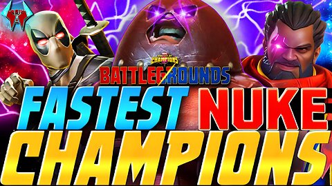 Top 5 Fastest NUKE Champions for Battlegrounds (MELTS Opponents in Seconds!)