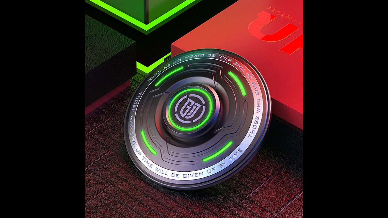 Luminous Alloy Gyro, with Detachable Bearings, for Game, Party & More