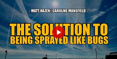 The Solution To Us Being Sprayed Like Bugs