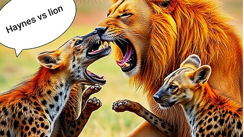 "1 Lion vs 12 Hyenas | Brutal Wildlife Battle Caught on Camera!"