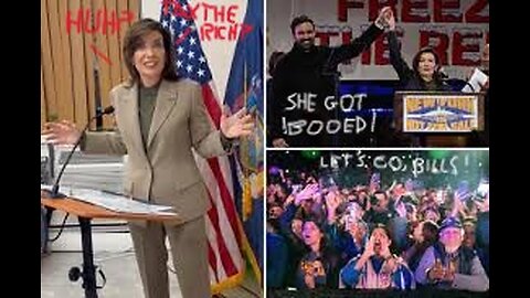 Kathy Chokehold Gets BOOED @ Mamdummy Rally!