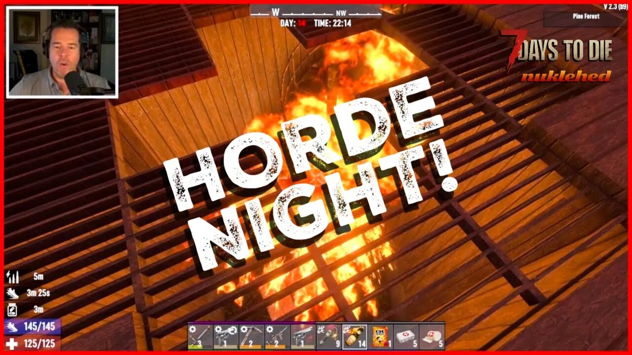 Can ＂The SIlo＂ Base Survive Its First Horde Night？🧟‍♂️🌒 7D2D V2.3 b9 #gaming