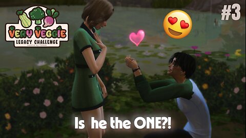 Very Veggie Legacy Challenge Sims 4 #3 - Is My Boyfriend the One? And is my Sim PREGNANT?!💍🍼