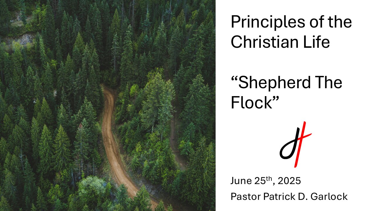 The Book of 1 Peter 5:1-5 "Shepherd The Flock"