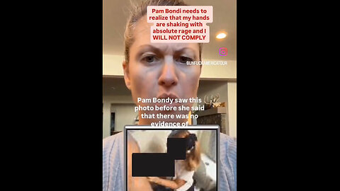 Pam Bondi Knows These Images Exist And Told You To Ignore Them Because The Dow is 50k