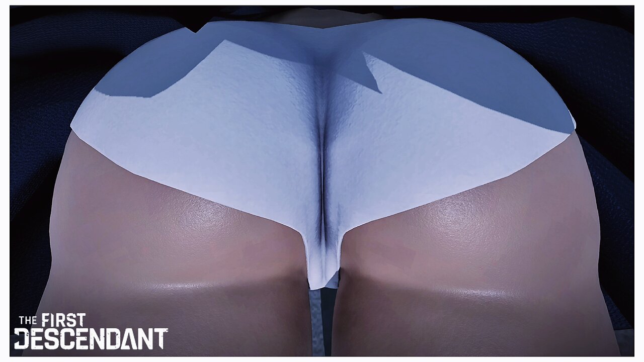 ⚡️🤍 View of Academy Bunny Big Ass Booty in Game | The First Descendant (18+)🤍⚡️