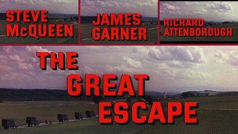 The Great Escape (1963) – Steve McQueen’s Daring WWII Breakout Restored in HD!