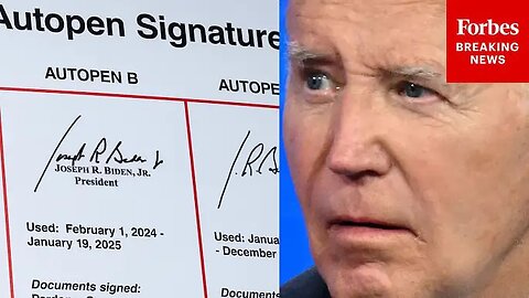 Witness Says There’s No Evidence That Biden Personally Approved Fauci, Family Autopenned Pardons
