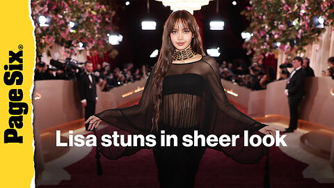 Lisa stuns in sheer look at Golden Globes 2026