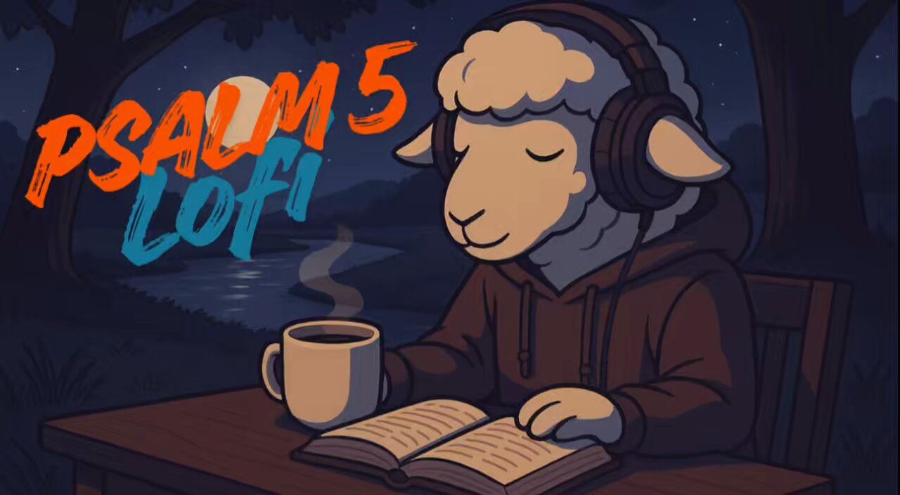 Psalm 5:1 — “Give Ear to My Words, O LORD” | LofiPsalm Night | Quiet Scripture Meditation