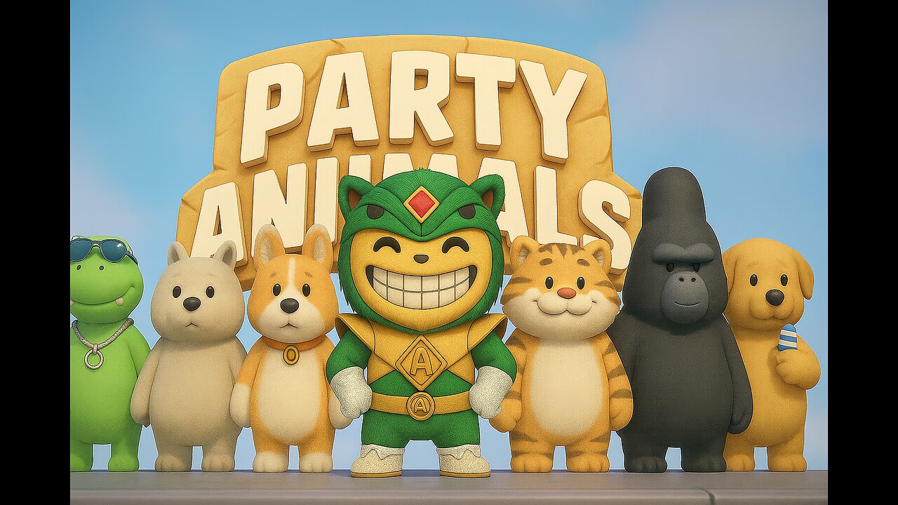Abe & Friends do Party Animals!