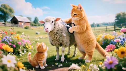 Why did Father Cat and Lolly shear the sheep? | Ai store