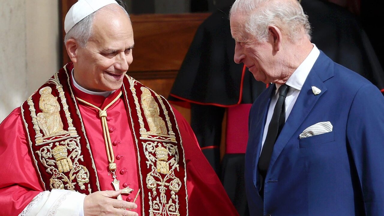 "Pope" Leo XIV and King Charles III