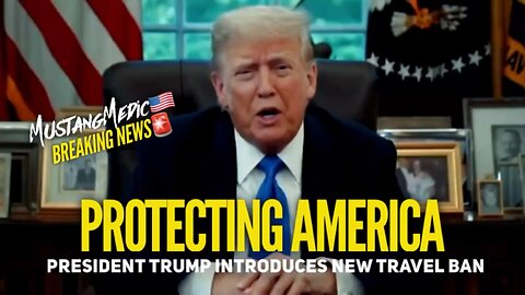 BREAKING NEWS🚨 President Trump announces a new Travel Ban on a number of countries.
