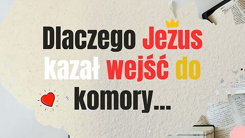 Komora – czy masz takie miejsce spotkania z Bogiem? 👑