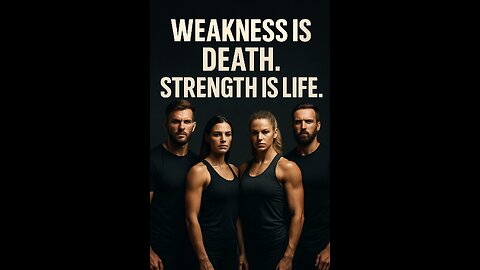 WEAKNESS IS DEATH