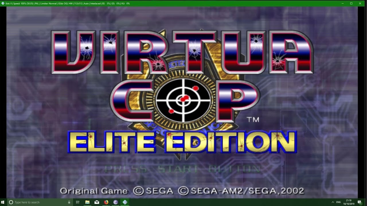 PCSX2 PLAYSTATION 2 EMULATOR VIRTUA COP 👮 ELITE EDITION VIRTUA COP 👮 2 PLAYED ON ASUS G750JS LAPTOP👌