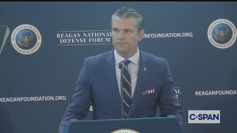 Hegseth At Reagan National Defense Forum Called Trump The 'Natural Heir' To President Ronald Reagan