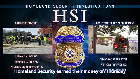 In one day, Homeland Security made two massive busts with a lot of arrests