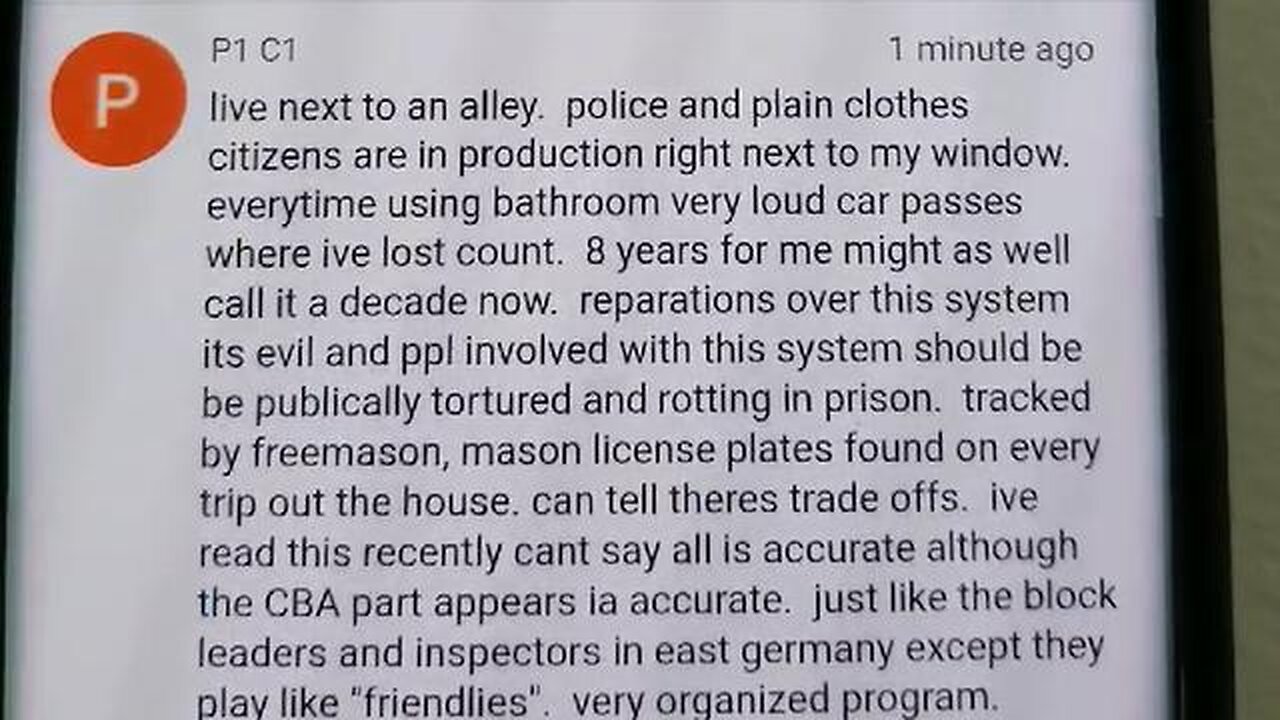 Noise "Campaign". "Noise Survey". for years now. Tag by builders, plumbers, police, neighbors