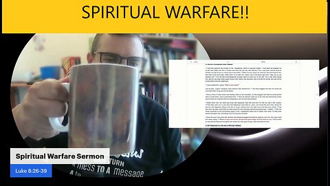 Spiritual Warfare- Jesus VS. Legion #sermon Luke 8:26-39 #spiritualwarfare #demonslayer