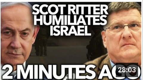 "Scot Ritter vs Benjamin Netanyahu: Viral Video in Britain"