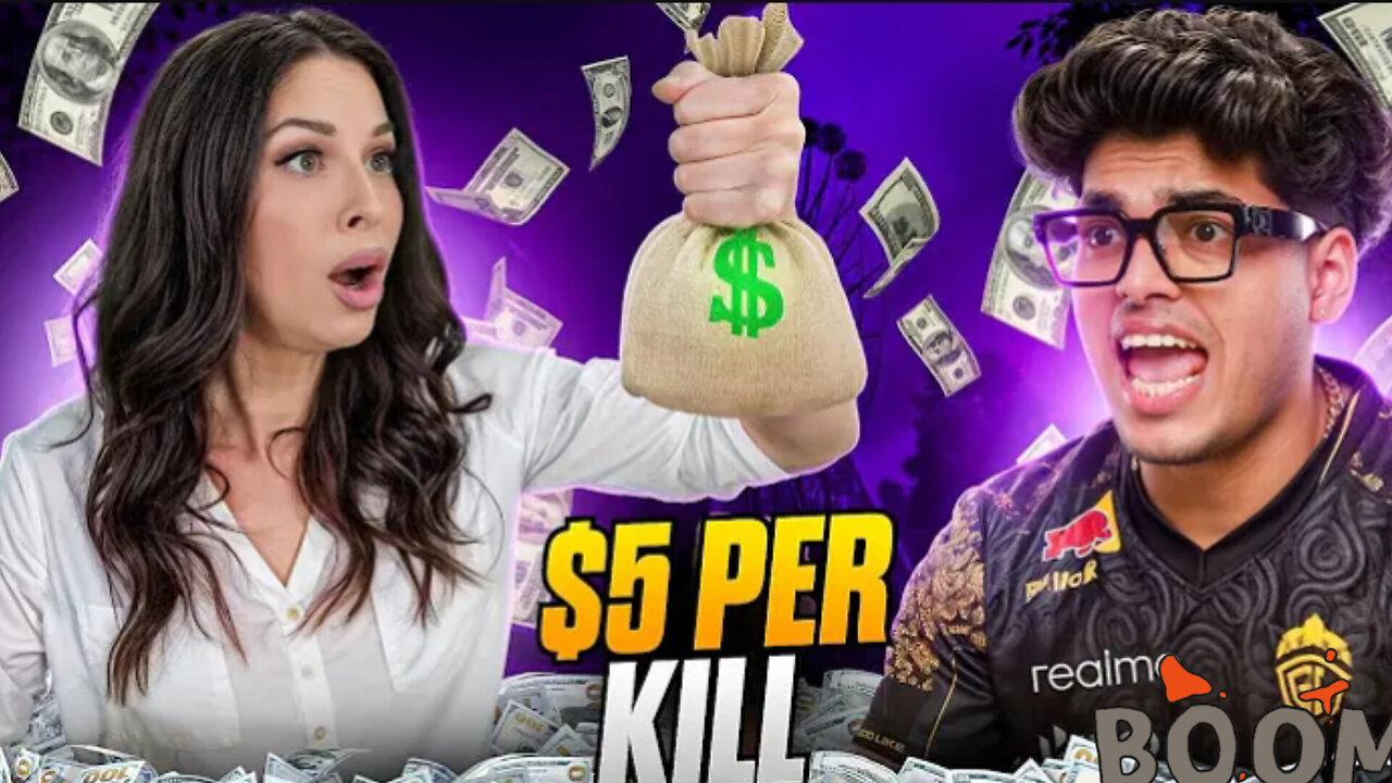 Playing Jonathan gaming pubg for 5$ dollars per kill