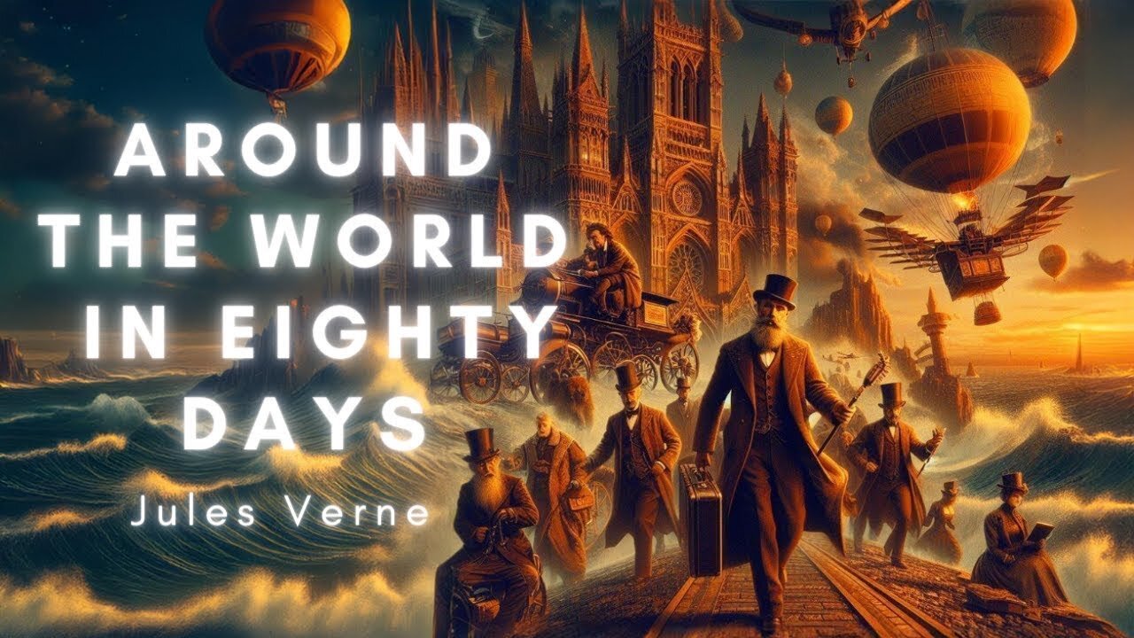 Audiobook - Around the World in Eighty Days - Adventure Novel by Jules Verne