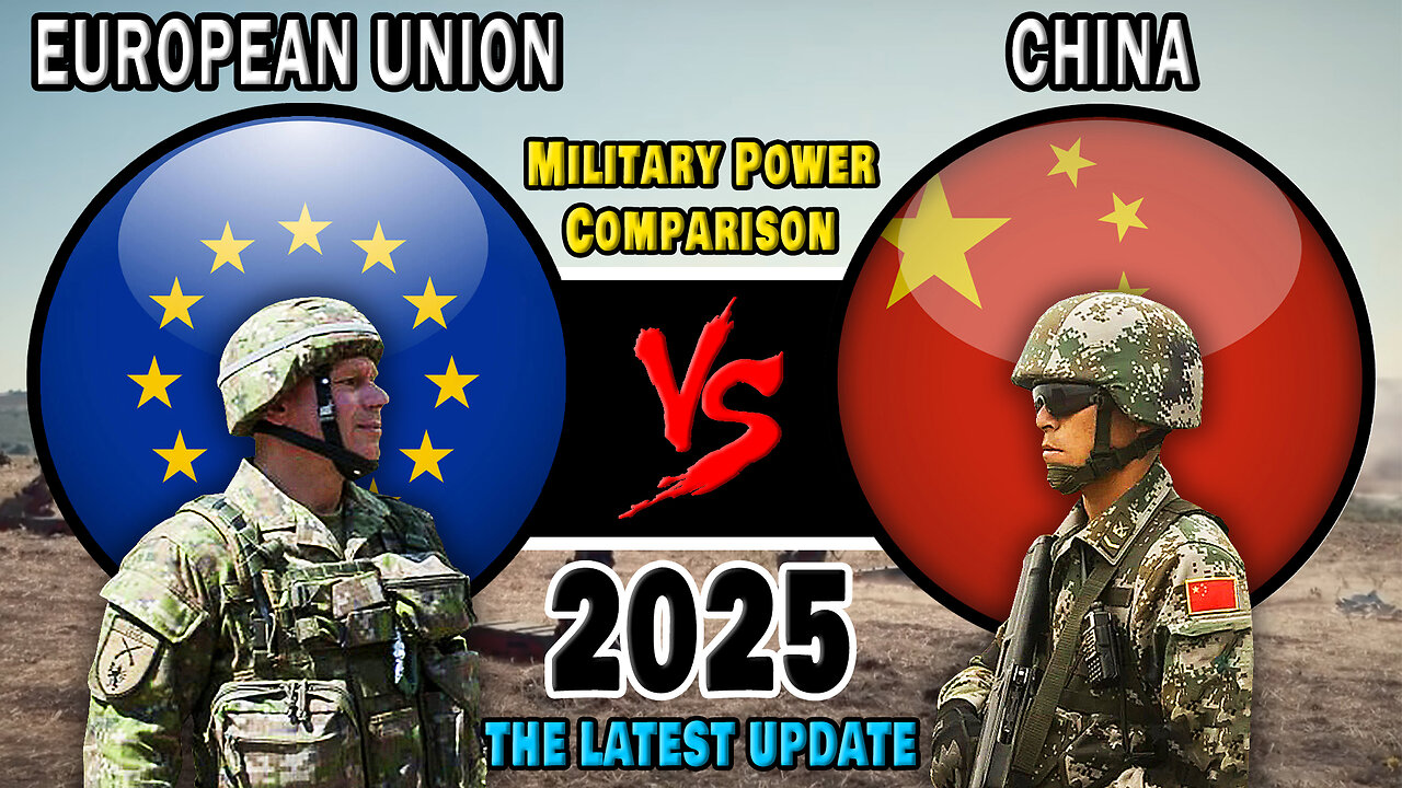 European Union vs China Military Power Comparison 2025 | China vs European Union Military Power 2025