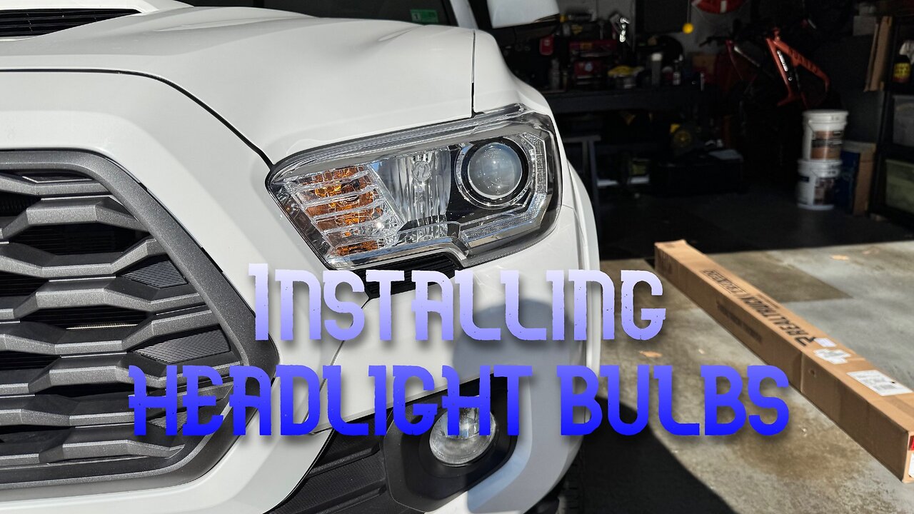 Headlights installed on my Tacoma (from Amazon)