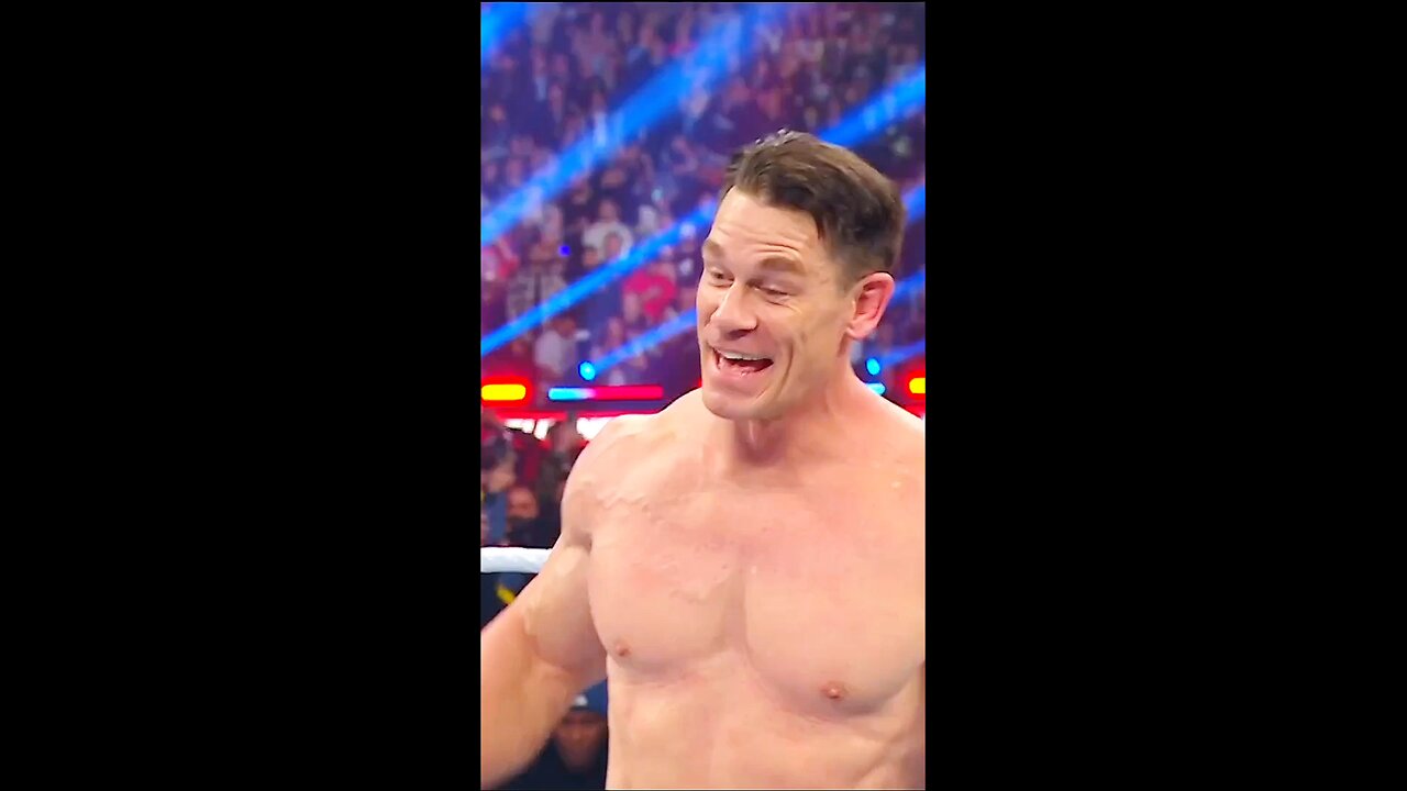 JOHN NO!!!! ðŸ˜ðŸ˜ðŸ˜ #WWE #JohnCena #TheRock #CodyRhodes