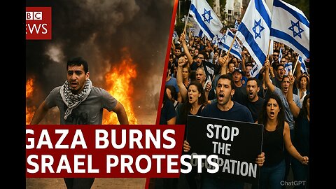 Gaza Under FirePalestinians Flee IDF Strikes | Israelis Protest Against Occupation Plan BreakingNews