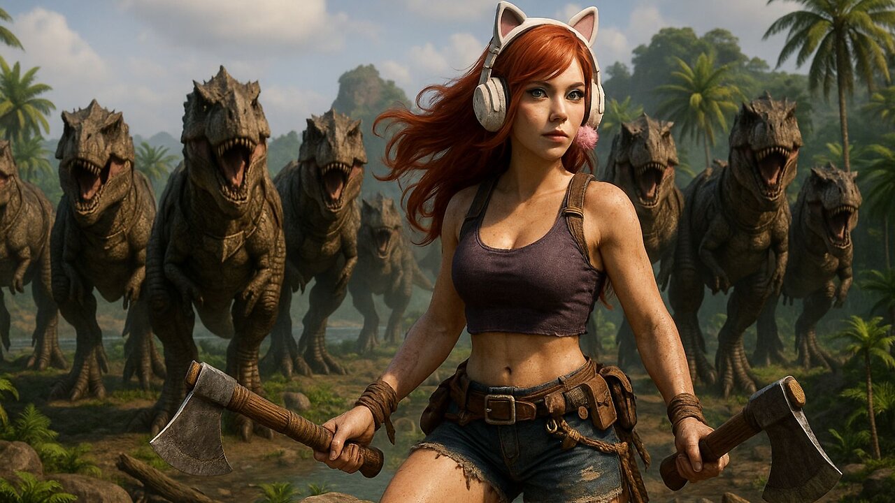 Building Bases & Dino Faces 🏕 🦖 | CtrlMeCute Expands the Army in ARK