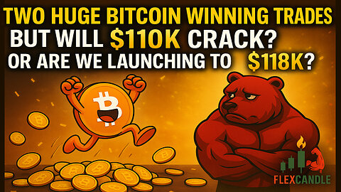 🚨 Bitcoin Cracking $110K Or Exploding To $118K? PLUS “2 WINNING BTC TRADES in a Row! 🚀 EP. 148