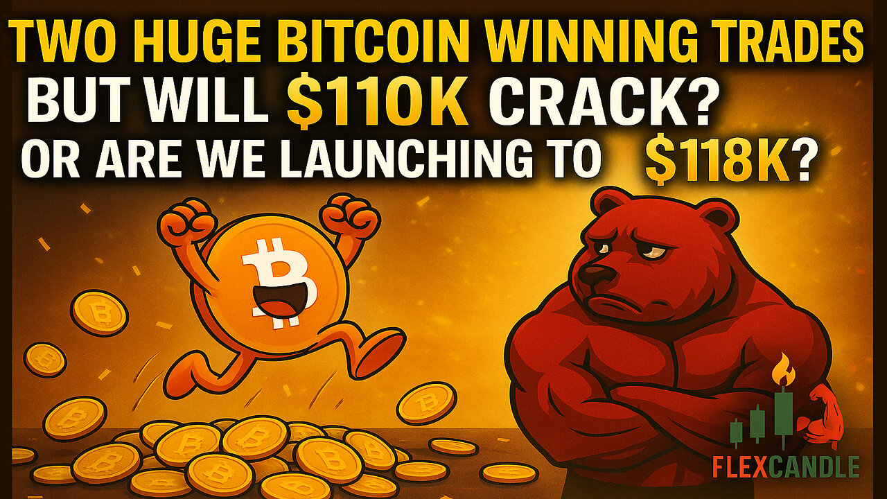 🚨 Bitcoin Cracking $110K Or Exploding To $118K? PLUS “2 WINNING BTC TRADES in a Row! 🚀 EP. 148