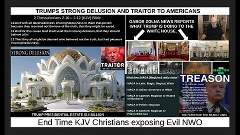 Trump's Strong Delusion and Traitor to Americans - Masonic Buildings