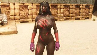 Conan Exiles black ice walls busty Boobs Breast Expansion huge tits