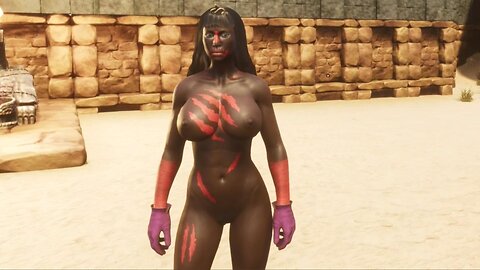 Conan Exiles black ice walls busty Boobs Breast Expansion huge tits